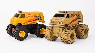 How to Build a REAL RC Mini 4WD Car from Cardboard 🚗💨 | Fast DIY Racing Car Tutorial