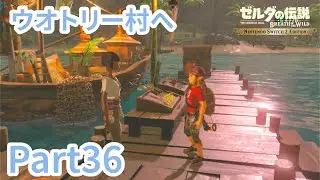 未来人リンク：雷を浴びつつ海賊襲来前の平和なウオトリー村を目指す Part36【ゼルダの伝説 ブレスオブザワイルド Switch2 Edition】