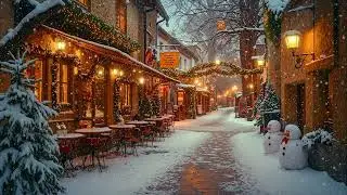 Cold City Street Jazz ❄️ Cozy Winter Sounds for Focus & Calm
