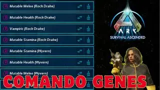 COMANDO DE LOS GENES/TRAITS DE ARK SURVIVAL ASCENDED