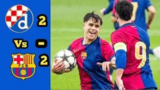 Barcelona vs Dinamo Zagreb &ndash; UEFA Youth League Highlights (12 Feb 2025) 🔥