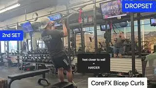CoreFX Bicep Curls - DROPSET (weights/difficulty)
