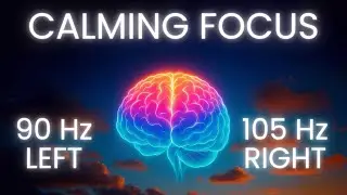 1 HOUR | Relaxed Focused | 15Hz BETA Binaural Beats | Brainwave Music for Focus
