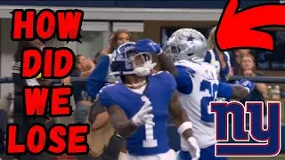 New York Giants Score 37 Points and LOSE&hellip;. HOW