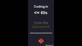 Undo last commit in git