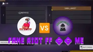 Fake riot ff 🆚 me 1v1#freefire#riotff #movement #onlyheadshort