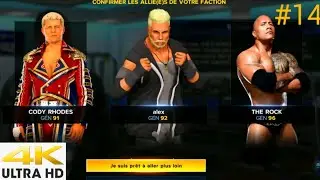 [FR] #14 (WWE 2k23 carri&egrave;re pc) j'ai form&eacute; ma propre faction pour r&eacute;cup&eacute;rer mon titre. #4k