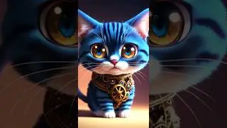 AI creates steampunk cat