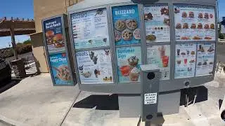 Dairy Queen Drive Thru, Banana Malt, 437 N Gilbert Rd, Gilbert, Arizona, 14 May 2023 NGH