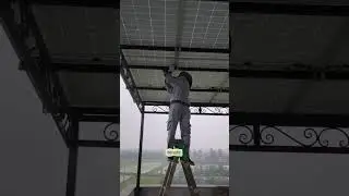 Lắp 8.8kW Điện Mặt Trời lưu trữ tại H&agrave; Nội #hungdiensach#dennangluong#dienmattroi#chongset#quatnang