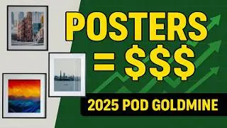 Posters Are Printing Money in 2025 (Etsy & Amazon Trends You Need!)