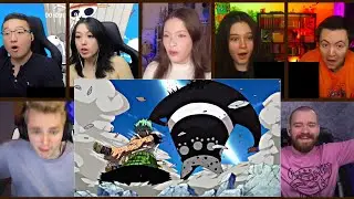 ZORO'S LION STRIKE! ONE PIECE | Episodes 377 pt 1 Reaction Mashup