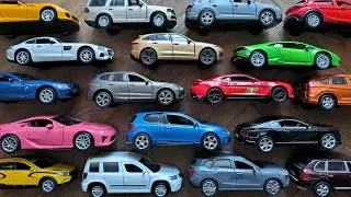 Car Collection Consisting of Different Brands || Learn Car Logos With Model Cars