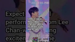 Lee Chan-won to Host 2024 KBS Entertainment Awards #entertainment #korean