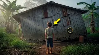 O menino órfão se escondeu num barraco torto — mas o motivo disso virou sua vida…
