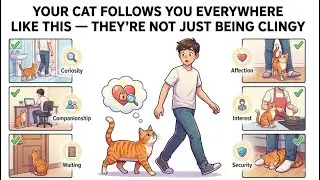 Cats Follow You Everywhere Like This For a Reason