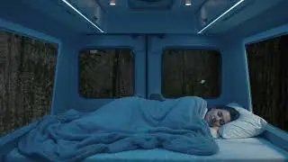 Cozy Van Life Rain Sounds 🌧️ Soft Rain for Stress Relief & Sleep