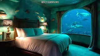 Sleep Underwater: Experience the Calm of an Underwater Hotel Room / Relaxing Underwater Sounds ASMR