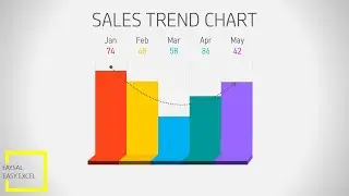 Infographic 3D Column Chart in Excel 2016