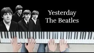 Yesterday - The Beatles (Piano 4 manos - DUO JP)