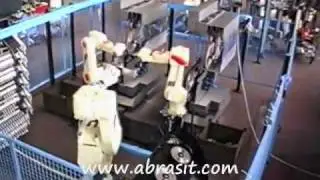 Robotic System - Aluminum Levers Gate Cutting and Polishing Robot System