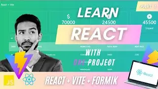 React + Vite + Formik Tutorial (2025) | PART 1 | Build a Dashboard with Table CRUD & Form Validation