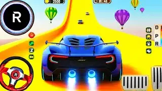 Impossible Crazy Cars Mega Ramp |Extreme Car Stunts Racing Driver Master Simulator Gameplay #racing