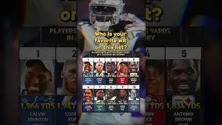 NFL Players With Most Receiving Yards in A Season!
