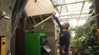 ПОДЗЕМНАЯ ТЕПЛИЦА В СИБИРИ  ч. 3. ВОДЯНОЕ ОТОПЛЕНИЕ !!!