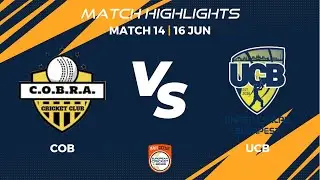 Match 14 - COB vs UCB | Highlights | FanCode ECS Hungary, 2022 Day 4 | ECS22.302