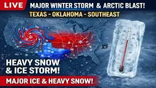 🔴 Live Coverage - Latest National Severe Winter Weather Warnings, Forecasts and Advisories