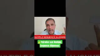 Multiple vs Pairwise Sequence Alignment Explained in 50 Seconds