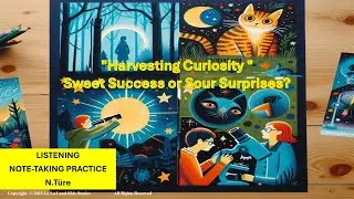 CURIOSITY- Lecture on Curiosity - LISTENING & NOTE-TAKING PRACTICE.