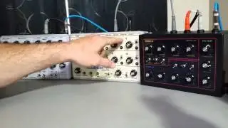 A Sound Lab Mini Synth, sequencer, and weird sound generator walk into a room....
