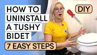 Как снять биде TUSHY Classic с унитаза