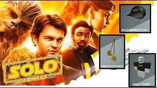 KATALOG - Star Wars věci / Jak z&iacute;skat Solo Branded Cap , Solo T-shirt , Han Solo Dice