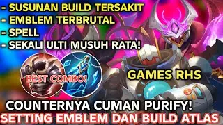 CD NYA CEPET TANPA LAMA | SETTING EMBLEM DAN BUILD ATLAS TERKUAT 2025 COOLDOWN CEPAT EMBLEM ATLAS