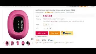 GARMIN Vivoki Health Monitor Fitness Activity Tracker - PINK 1
