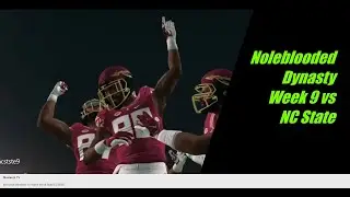 RPCS3 PS3 CFB Revamped NCAA Football 14 gameplay | Noleblooded Dynasty Week 9 vs NC State