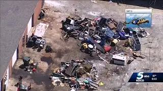 Fire at Del City storage facility uncovers people living and businesses operating inside
