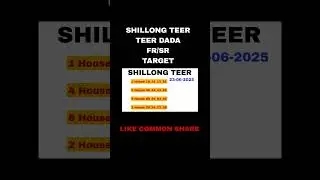 Shillong teer house target number #TeerDada #Shilongteerdada #shorts #short video