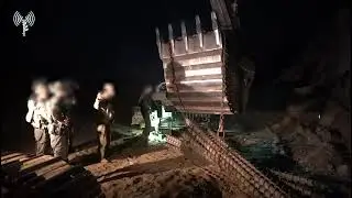 Hamas tunnels uncovered by IDF & destroyed in the Eastern Outskirts of Khan Younis,Gaza.