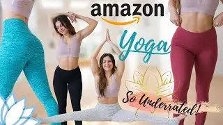 AFFORDABLE AMAZON LEGGINGS TRY ON HAUL REVIEW! AMAZON YOGA ACTIVEWEAR ESSENTIALS & MUST-HAVES!