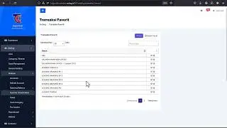 7. Setting - Finance - Favorite Transaction