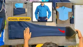 School Uniform ko Press kaise kare ||School Uniform 🏫 ||How To Iron a Shirt pant in Hindi 