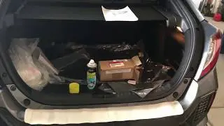 2018 Honda Civic Sport Touring Rear Bumper Appliqu&eacute; Protection Installation