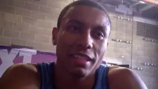 Isaiah Harris feeling good after moving on to 2017 World Champs semis in 800