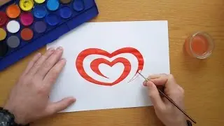 How to draw the Algida logo (Heartbrand, Wall's, Eskimo, Ola, Langnese, Bresler, Streets, Frigo)
