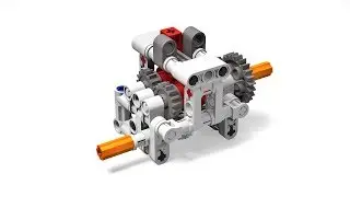 Lego Technic Compact 4 Speed Gearbox | Building Instructions | Lego Technic Mastery