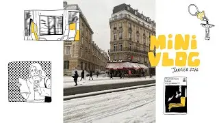 Projet de stickers color&eacute;s et de dessins dans les caf&eacute;s